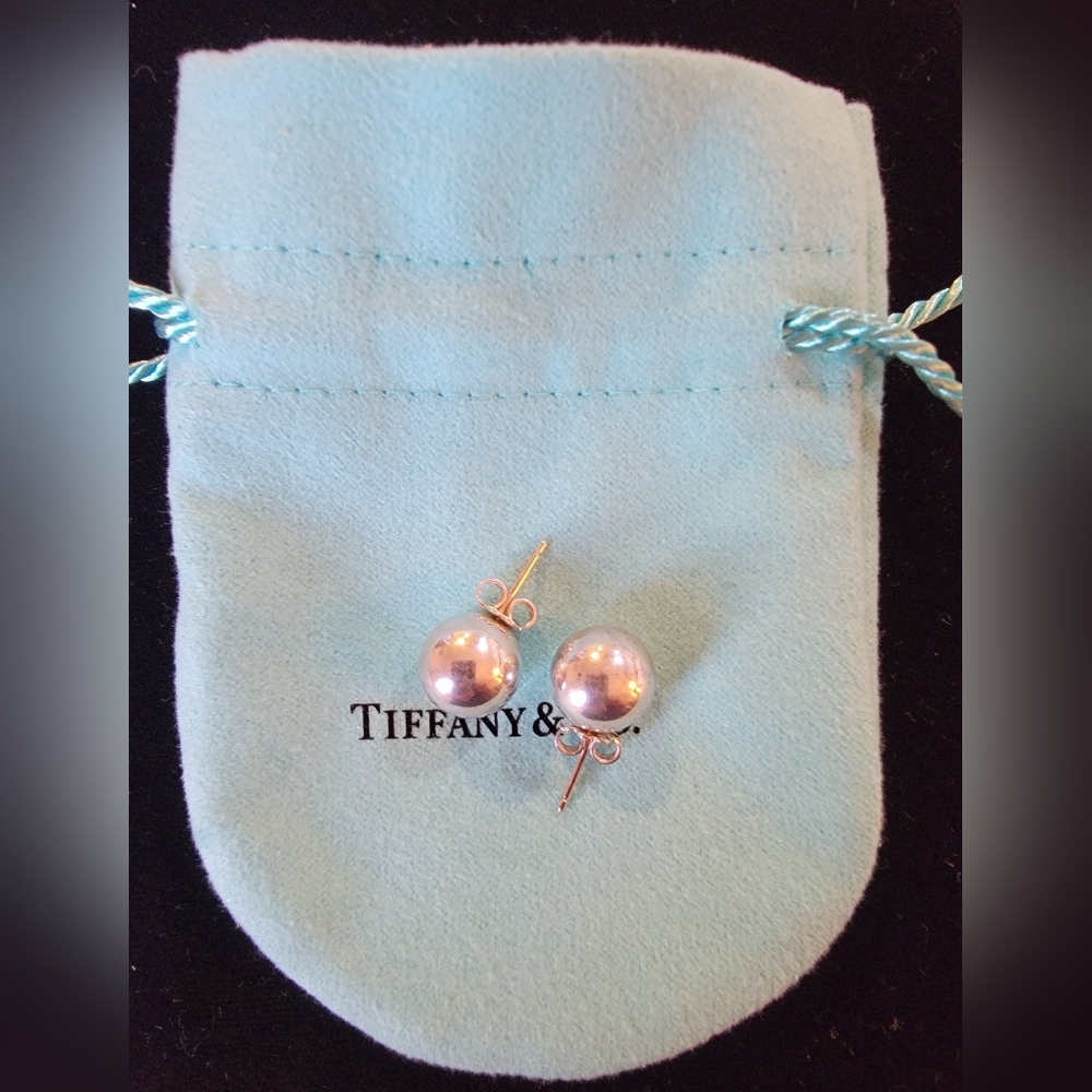 Tiffany & Co. Silver Ball Earrings